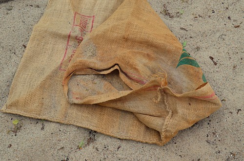 Kiel
Sack aus Textil (Jute)
Coastal Landscape, Pollution/Litter/Relics, Public area/Beach
Anke Vorlauf